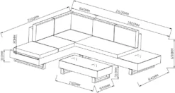 Destiny Sofaset Manacor Beige Braun Geflechtgruppe Polyrattan Loungegruppe -Grünwelt Exporteren Garten-Winkel 19f66a24b22f1f852ca876a564e88c55