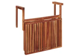 Balkonhängetisch Akazienholz Dunkelbraun 60 X 40 Cm Höhenverstellbar Balkontisch Balkon, Terrasse, Balkonmöbel -Grünwelt Exporteren Garten-Winkel 1a616fa355c1421482f6c80174ec65e2