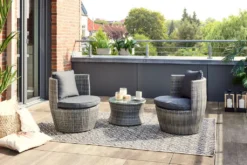 TrendLine Balkonset Loris Inkl. Auflagen -Grünwelt Exporteren Garten-Winkel 1a6a0dcb8089e02665db4ca1e1d1414d