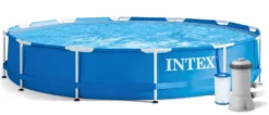 INTEX Frame Pool - Set Rondo Ø 366 X 76 Cm, Farbe: Blau; 128212NP -Grünwelt Exporteren Garten-Winkel 1b3687912c3e4a96d31d9608689994e7