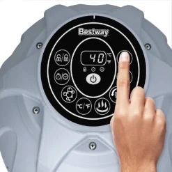 Bestway Whirlpool Lay-Z-Spa Miami | 4 Personen | 81 Massageluftdüsen | Automatisch Aufblasbar | 180x66 Cm | Schwarz/türkis | Abdeckung | Indoor Outdoor 38 Bestway Whirlpool Lay-Z-Spa Miami | 4 Personen | 81 Massageluftdüsen | Automatisch Aufblasbar | 180x66 Cm | Schwarz/türkis | Abdeckung | Indoor Outdoor -Grünwelt Exporteren Garten-Winkel 1ba302f8a9aad4c2291980a723e94dff