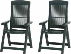 PROGARDEN Tampa SET 2x Klappsessel Grün Kunststoff M73529 12 PROGARDEN Tampa SET 2x Klappsessel Grün Kunststoff M73529 -Grünwelt Exporteren Garten-Winkel 1bb381966808aa300a9eb07375ab018c