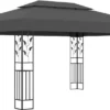 VidaXL Pavillon Mit Doppeldach 3x4 M Anthrazit