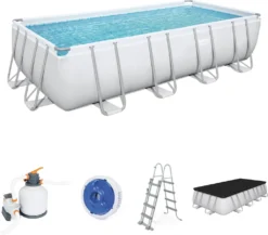 Bestway Power Steel™ Frame Pool Komplett-Set, Eckig 549x274x122 Cm 56466 -Grünwelt Exporteren Garten-Winkel 1e15882bfe5b3ac0a8b08c8df8a8c6b2