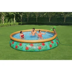 Bestway Fast Set™ Pool-Set Mit Filterpumpe "Paradise Palms", Rund, 457x84cm, 57416 25 Bestway Fast Set™ Pool-Set Mit Filterpumpe "Paradise Palms", Rund, 457x84cm, 57416 -Grünwelt Exporteren Garten-Winkel 1fdcd739a40f3cbfac4cd572dcc34b92