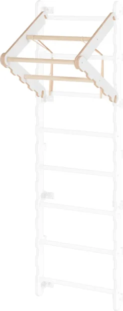 Moderner Klimmzugbügel Für Sprossenwand | Klimmzugstange Gefaltet Yarnwood 100% ECO