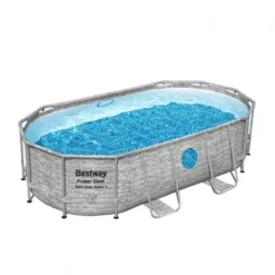 Bestway 56714 Oval Aufstellpool Mit Bullauge Swim Vista 427x250x100 CmGestalten: Oval, Maße: 4 - 4,99 M, Filterpumpe: 58383 -Grünwelt Exporteren Garten-Winkel 20bf346b7e43b1d19d922f449ab6c78a