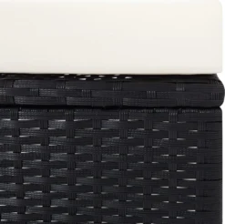 VidaXL Garten-Liegestuhl Mit Auflagen Poly Rattan Schwarz 14 VidaXL Garten-Liegestuhl Mit Auflagen Poly Rattan Schwarz -Grünwelt Exporteren Garten-Winkel 20d7c36208f7b24652b1b3f3f4585278