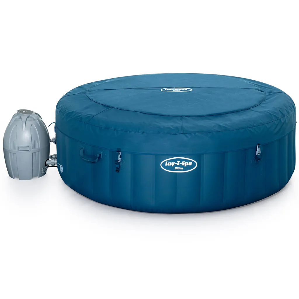 Bestway Lay-Z-Spa™ Milan AirJet Plus™ Rund, 196 X 71 Cm Mit App-Steuerung 1 Bestway Lay-Z-Spa™ Milan AirJet Plus™ Rund, 196 X 71 Cm Mit App-Steuerung