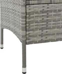 SVITA CHICAGO Rattan-Bank Garten-Bank Lounge Sitzecke Grau -Grünwelt Exporteren Garten-Winkel 212f32f7ac9a24ec1b825f8df6a320fa