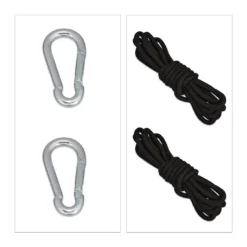 Relaxdays Hängematte Aus Baumwolle -Grünwelt Exporteren Garten-Winkel 213fc4a3319649db15010a99942f838e