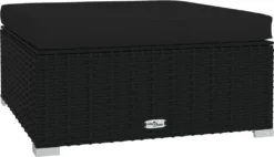 VidaXL 5-tlg. Garten-Lounge-Set Mit Kissen Poly Rattan Schwarz -Grünwelt Exporteren Garten-Winkel 21b9faa1e692469b38fd3afb14b50618