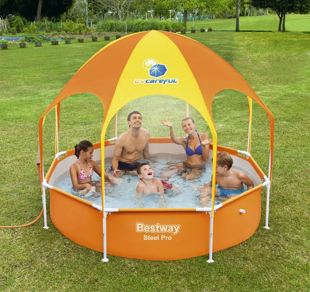 Bestway Splash In Shade Play Pool Schwimmbecken Planschbecken Kinder Baby 56432 2 Bestway Splash In Shade Play Pool Schwimmbecken Planschbecken Kinder Baby 56432 – Bild 2
