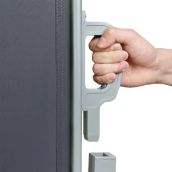 EINFEBEN Seitenmarkise Markisen Alu Ausziehbar 160x300 Cm Anthrazit Sichtschutz Windschutz Sonnenschutz Seitenrollo -Grünwelt Exporteren Garten-Winkel 21d462b4857a279af4ca3d89c30cd33c