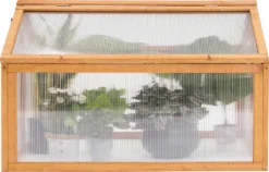 MCombo Frühbeet Gewächshaus Treibhaus 2 Dachfenster Holz Und Polycarbonat 0145 -Grünwelt Exporteren Garten-Winkel 21dd75cc8f2504834a18ccf5da27ae21