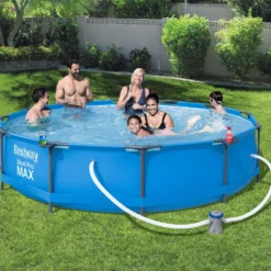 Bestway Pool Steel PRO Frame CM. 366X76 FUORITERRA, Farbe -Grünwelt Exporteren Garten-Winkel 223502116ce25c8ac552ceca6cc3b562