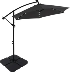 Mucola Schirmständer 60 L / 80 Kg 4er Set Ampelschirmständer Outdoor Schirmgewicht Bodenkreuz Sonnenschirmständer Schirmhalter Schirmfuß Wasser Sand Gefüllt Garten -Grünwelt Exporteren Garten-Winkel 23af1040969faed74f62610e2e574d5a