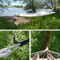 300kg Hängematten Befestigung 2 Gurte 280x2,5cm Baum Gurt Set Aufhängung Schwarz 19 300kg Hängematten Befestigung 2 Gurte 280x2,5cm Baum Gurt Set Aufhängung Schwarz -Grünwelt Exporteren Garten-Winkel 23b1326fb6358cb433e4c1228cb994fc