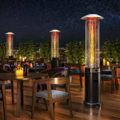 FINA | Gasheizstrahler | 1,8m | Schwarz | 11kW | Heizpilz, Terrassenheizstrahler, Terrassenheizer, Heizstrahler Gas -Grünwelt Exporteren Garten-Winkel 2407db323d8ef7b3f69a774f71dfcbcc