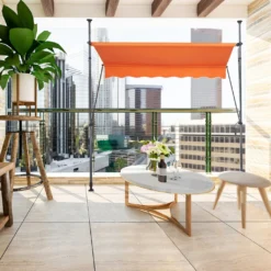 Relaxdays Klemmmarkise Für Balkon -Grünwelt Exporteren Garten-Winkel 24f2aaa707eb138333b9aff27a10e4d2