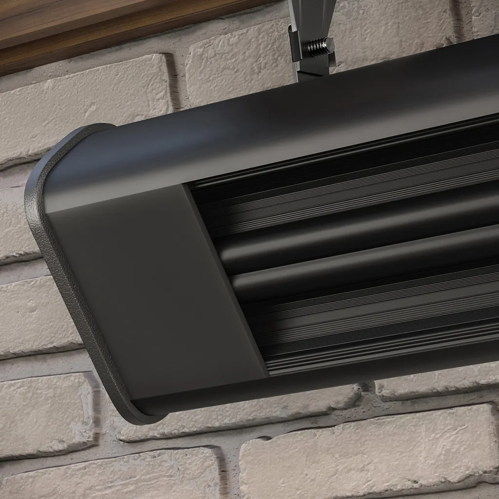 FERNANDO | Deckenheizstrahler | Schwarz | 3000W | 3 Heizstufen | Heizstrahler Decke, Infrarotstrahler Terrasse 5 FERNANDO | Deckenheizstrahler | Schwarz | 3000W | 3 Heizstufen | Heizstrahler Decke, Infrarotstrahler Terrasse – Bild 5