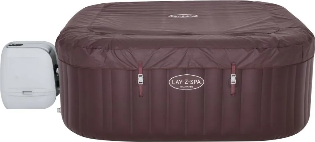 Bestway LAY-Z-SPA® Whirlpool Maldives HydroJet Pro™, Eckig, 201x201x80cm, 60033 2 Bestway LAY-Z-SPA® Whirlpool Maldives HydroJet Pro™, Eckig, 201x201x80cm, 60033 – Bild 2