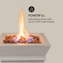 Prati Gas-Feuerstelle 13 KW Elektrisches Zündsystem Lavasteine Inkl. Regenschutz -Grünwelt Exporteren Garten-Winkel 278d6650228145707a7e694e697d6298