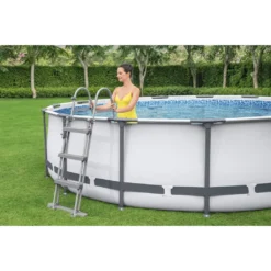 Bestway Steel Pro Max™ Frame Pool Komplett-Set, Rund, 427x107cm, 56950 -Grünwelt Exporteren Garten-Winkel 289046b287f31b54f7dad990a4f7986a