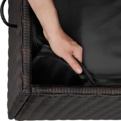 Tectake Auflagenbox Kiruna Mit Kunststoffgeflecht, 120x55x61,5cm, 270l - Braun 19 Tectake Auflagenbox Kiruna Mit Kunststoffgeflecht, 120x55x61,5cm, 270l - Braun -Grünwelt Exporteren Garten-Winkel 29010a3bc968062bbe971ddcf2c56dc5