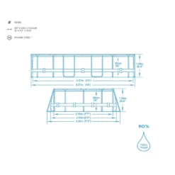 Bestway Power Steel Schwimmbad Oval 427 X 250 X 100 Cm -Grünwelt Exporteren Garten-Winkel 2911eac300a1bacad3a958bb50c2411f