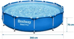 Bestway Swimmingpool Steel Pro Rahmen 366 X 76 Cm -Grünwelt Exporteren Garten-Winkel 295a0080d8d750bfbdf84c6e23080b64