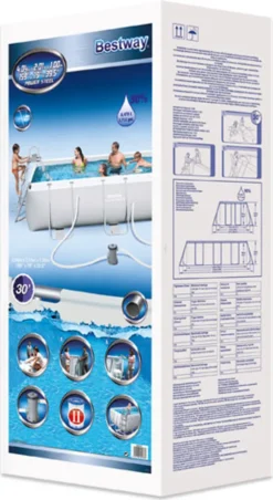 Bestway Power Steel™ Frame Pool-Set, Eckig, Mit Filterpumpe & Sicherheitsleiter 404 X 201 X 100 Cm 34 Bestway Power Steel™ Frame Pool-Set, Eckig, Mit Filterpumpe & Sicherheitsleiter 404 X 201 X 100 Cm -Grünwelt Exporteren Garten-Winkel 297661d67caf075aabf0f55924f2349e