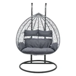Hängesessel HLO-PX5 2-Sitzer Dunkelgrau -Grünwelt Exporteren Garten-Winkel 2a0be7ac5130046e81b72d4812b2dfe4