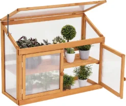 MCombo 2 Etage Höhenverstellbares Anlehngewächshaus Treibhaus Pflanzenhaus Holz 0160 -Grünwelt Exporteren Garten-Winkel 2a2052f063bc0278fb75e849fb595113