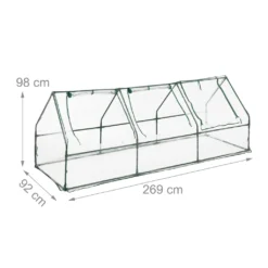 Relaxdays Gewächshaus Mit 3 Fenstern -Grünwelt Exporteren Garten-Winkel 2a7832314bcb389ba79237dc87176e71