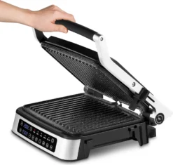ZEEGMA Elektrischer Kontaktgrill Und Sandwichtoaster 2100W | Herausnehmbare Heizplatten, 2in1, 180 ° Klappbar, ILAG-Antihaftbeschichtung, Tropfschale, Akustische Benachrichtigungen, Timer, Die Möglichkeit Vom Waschen In Der Spülmaschine -Grünwelt Exporteren Garten-Winkel 2aeec10dc7c7fc8b1d3ca1d123bb31c5
