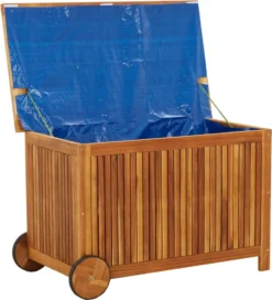 VIDAXL Gartentruhe Mit Rollen 90x50x58 Cm Massivholz Akazie -Grünwelt Exporteren Garten-Winkel 2b7582a92be68e204c9114b279fbe886