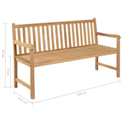VidaXL Gartenbank 150 Cm Teak -Grünwelt Exporteren Garten-Winkel 2b9fe1276df1ee237264dd1db640d358