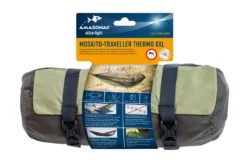 Amazonas Hängematte Moskito Traveller XXL Thermo Leichthängematte Moskitonetz Isomatte Kompatibel Leicht Stabil Urlaub Ausflug Camping Tour -Grünwelt Exporteren Garten-Winkel 2ba14ba007dc122d7f0a027d20a5aaa3