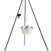 CookKing 121476 Dreibein Schwenkgrill 180cm Mit Edelstahltopf 14 L + Kurbel