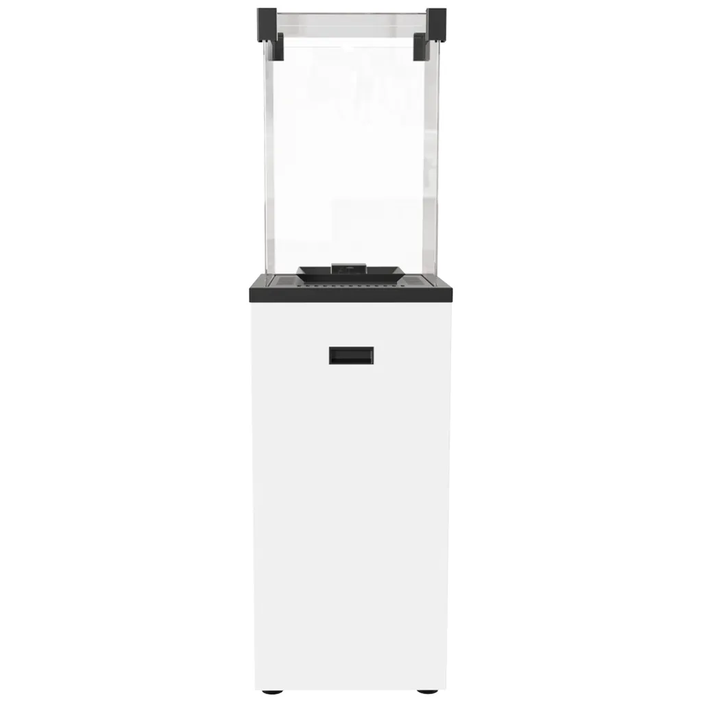 Terrassenheizer Patio Slim Stahl Weiß Manuelle Steuerung 8,2kW 4 Terrassenheizer Patio Slim Stahl Weiß Manuelle Steuerung 8,2kW – Bild 4