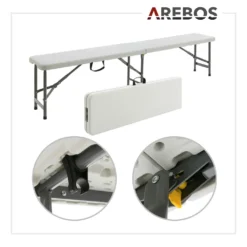 AREBOS Bierzeltgarnitur Set Klapptisch 180cm + 2 X Klappbänke 15 AREBOS Bierzeltgarnitur Set Klapptisch 180cm + 2 X Klappbänke -Grünwelt Exporteren Garten-Winkel 2cfb9bdb3233924ac74e63b4a62b0922
