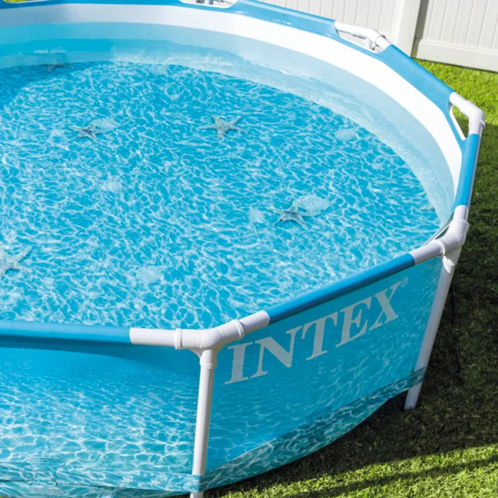 INTEX Beachside Pool-Set Mit Metallrahmen (Filterpumpe) 4.485 L 12 INTEX Beachside Pool-Set Mit Metallrahmen (Filterpumpe) 4.485 L – Bild 12