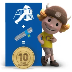 WICKEY Spielturm Klettergerüst Smart Camp Mit Schaukel & Rutsche, Baumhaus Mit Sandkasten, Kletterleiter & Spiel-Zubehör - Blau -Grünwelt Exporteren Garten-Winkel 2db7b29413555189a8d482ed57072676 3