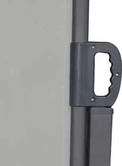 SVITA Doppel Seitenmarkise 600x200cm Sichtschutz Sonnenschutz Ausziehbar Hellgrau -Grünwelt Exporteren Garten-Winkel 2dcef0c37e3cace31d6c59759d8eaf8f