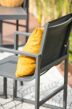 Garden Impressions Balkonset Alabama 5-teilig Aluminium Textilene Carbon Black -Grünwelt Exporteren Garten-Winkel 2e1cc20efd98853bab1eff369cfbefee