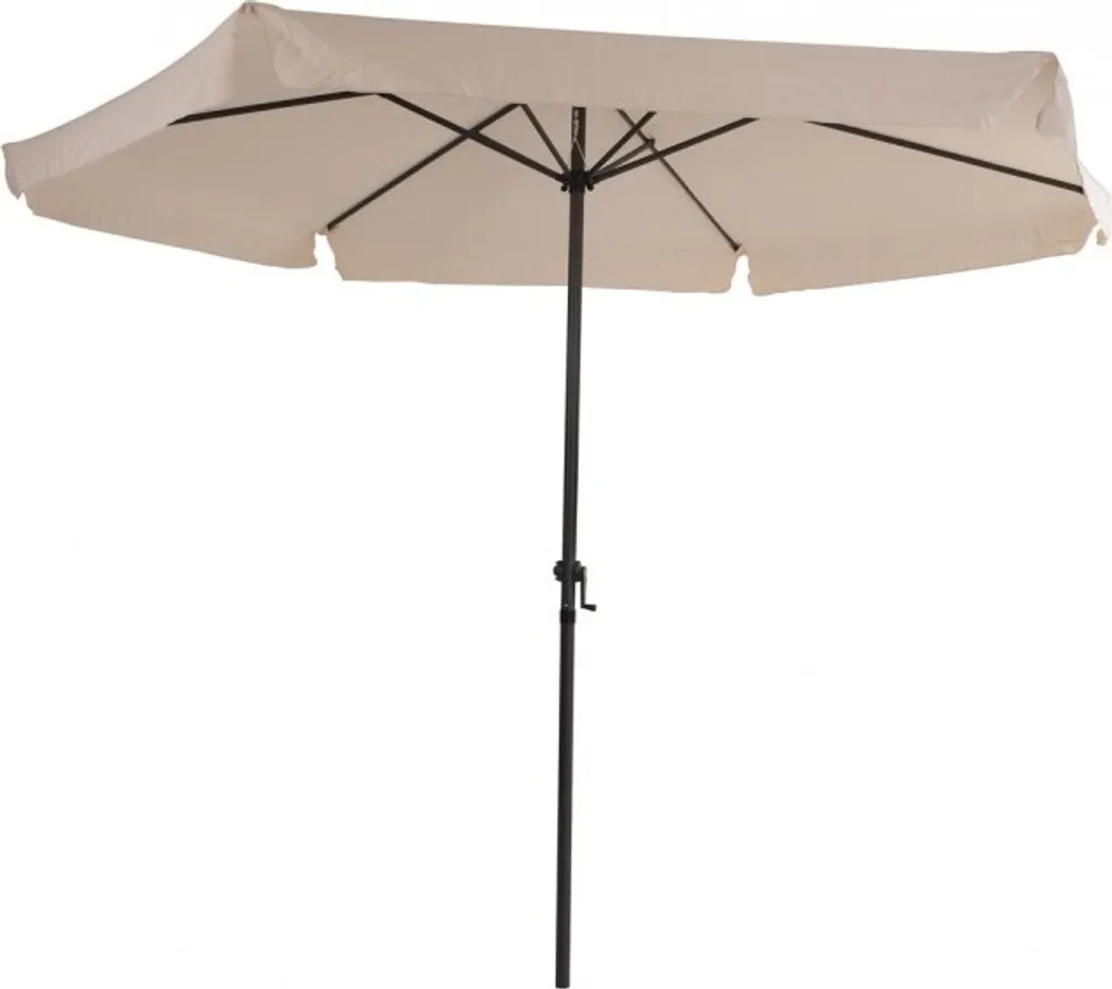 Linder Exclusiv Sonnenschirm, Gartenschirm Ø 300 Cm,mit Kurbel, Beige 3 Linder Exclusiv Sonnenschirm, Gartenschirm Ø 300 Cm,mit Kurbel, Beige – Bild 3
