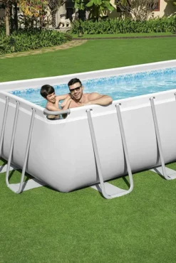 Bestway Power Steel™ Frame Pool Komplett-Set, Eckig 549x274x122 Cm 56466 -Grünwelt Exporteren Garten-Winkel 300efbd4e7298b3438411cbf796d00b2