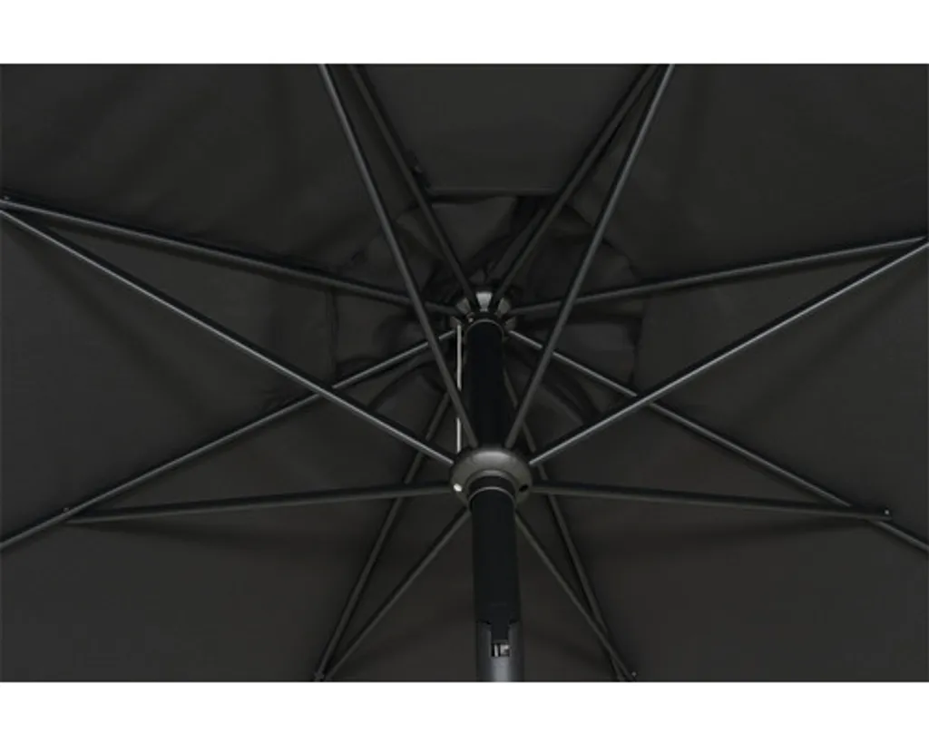 SIENA GARDEN Isa Mittelstockschirm Anthrazit/anthrazit 300 Cm L30537 14 SIENA GARDEN Isa Mittelstockschirm Anthrazit/anthrazit 300 Cm L30537 – Bild 14