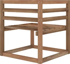 VidaXL Garten-Paletten-Ecksofa Braun Imprägniertes Kiefernholz -Grünwelt Exporteren Garten-Winkel 31e089f0311319f560b9f71ac0b0799a